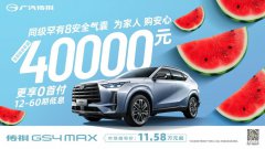 传祺GS4 MAX高安全、超经济